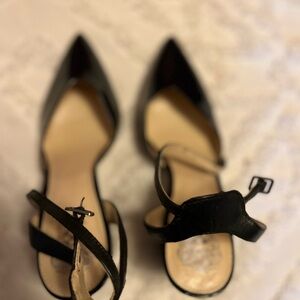 Vince Camuto Black Strappy Heels